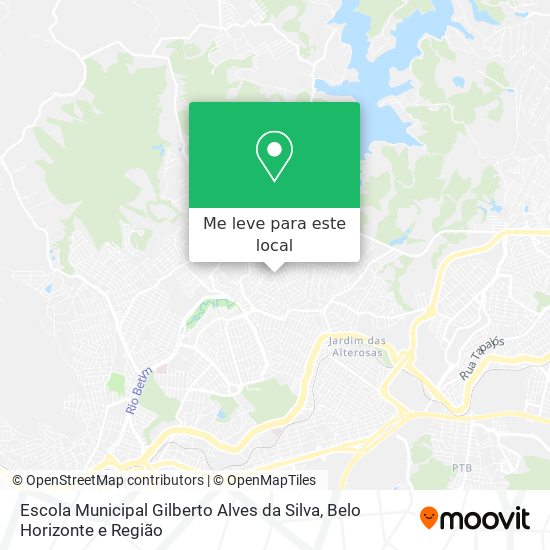 Escola Municipal Gilberto Alves da Silva mapa