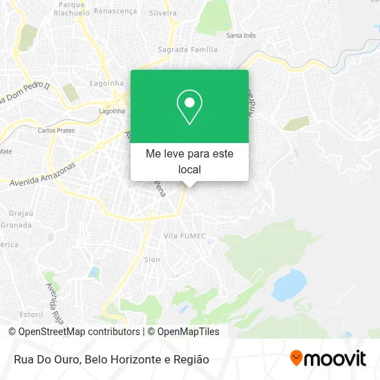 Rua Do Ouro mapa