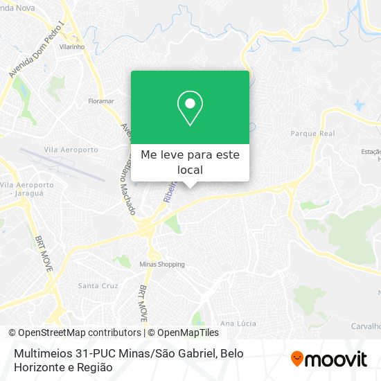 Multimeios 31-PUC Minas / São Gabriel mapa