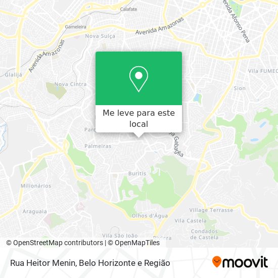Rua Heitor Menin mapa