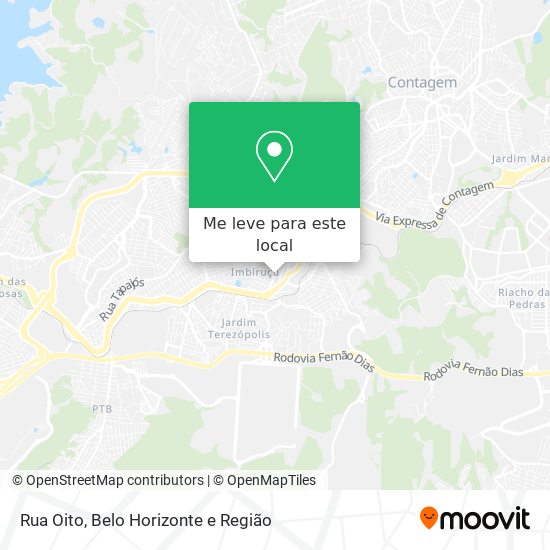 Rua Oito mapa