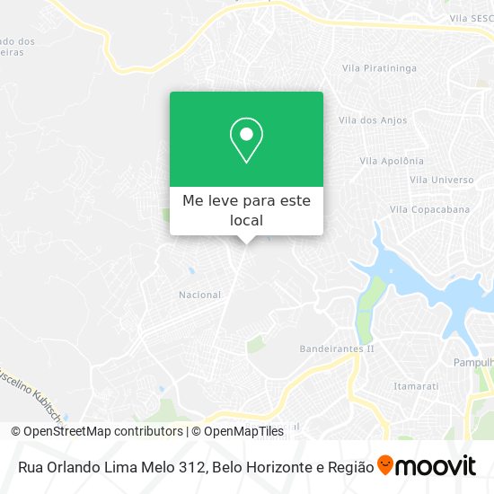 Rua Orlando Lima Melo 312 mapa