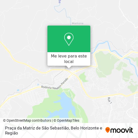 Praça da Matriz de São Sebastião mapa