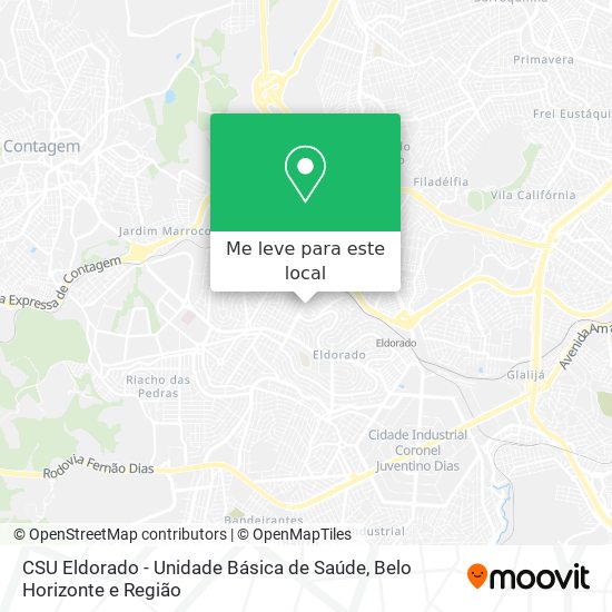 CSU Eldorado - Unidade Básica de Saúde mapa