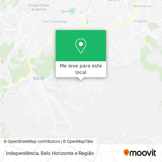 Independência mapa