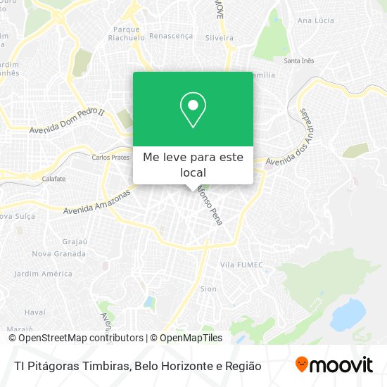 TI Pitágoras Timbiras mapa