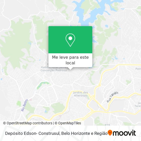 Depósito Edson- Construsul mapa