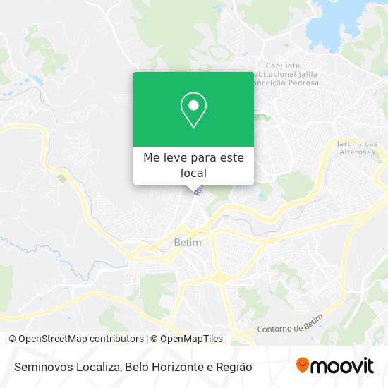 Seminovos Localiza mapa