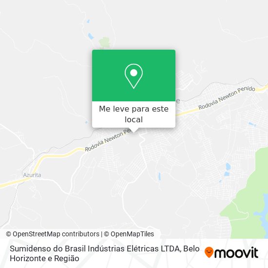 Sumidenso do Brasil Indústrias Elétricas LTDA mapa