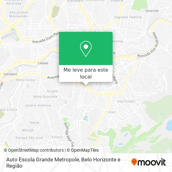 Auto Escola Grande Metropole mapa