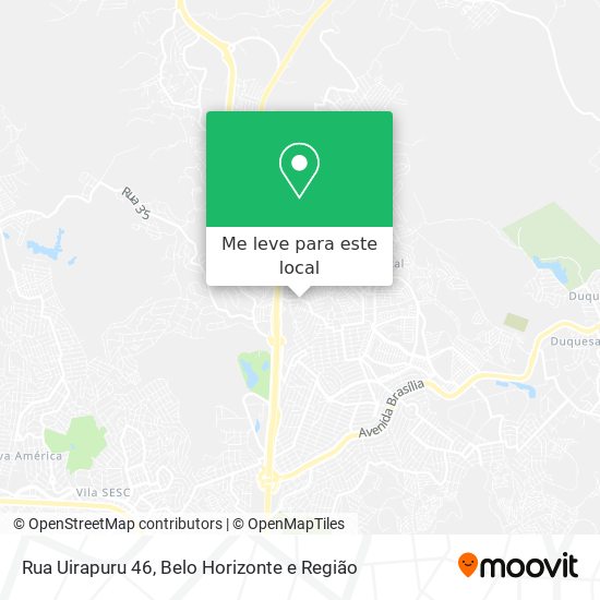 Rua Uirapuru 46 mapa