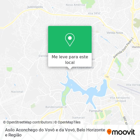 Asilo Aconchego do Vovô e da Vovó mapa