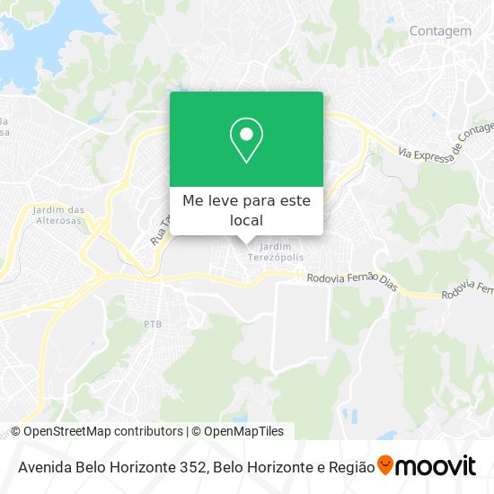 Avenida Belo Horizonte 352 mapa