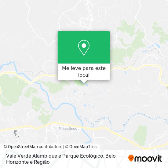 Vale Verde Alambique e Parque Ecológico mapa