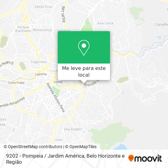9202 - Pompeia / Jardim América mapa