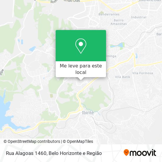 Rua Alagoas 1460 mapa