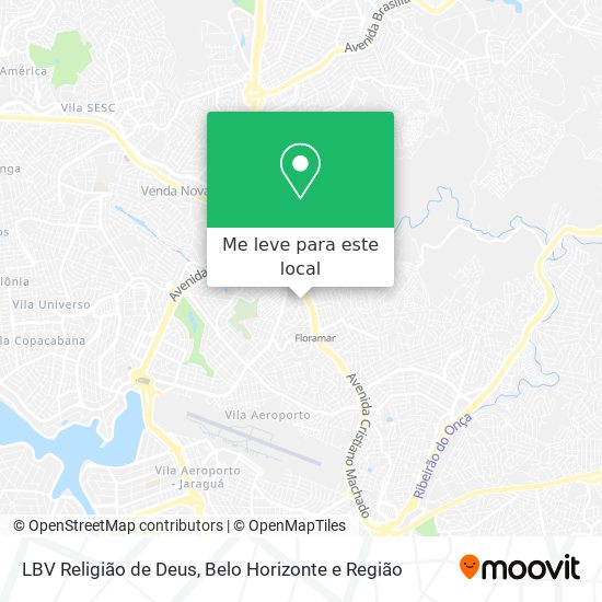 LBV Religião de Deus mapa