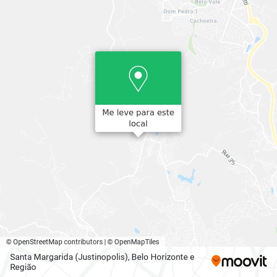Santa Margarida (Justinopolis) mapa