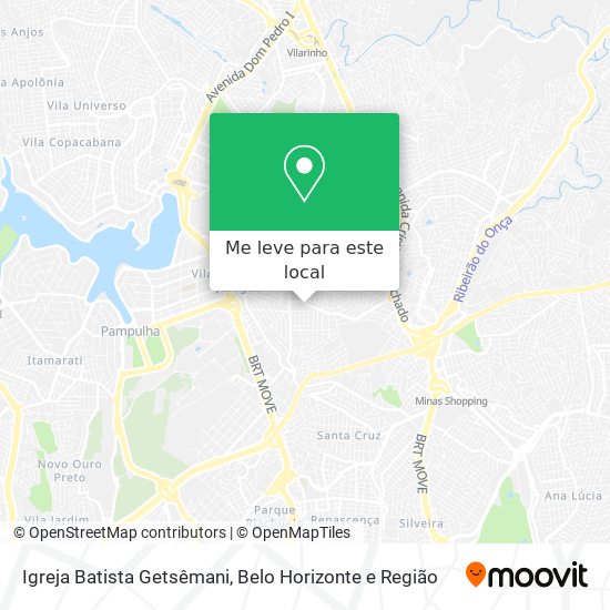 Igreja Batista Getsêmani mapa