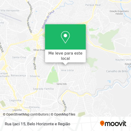 Rua Ijaci 15 mapa