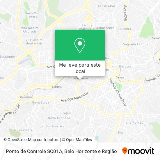 Ponto de Controle SC01A mapa