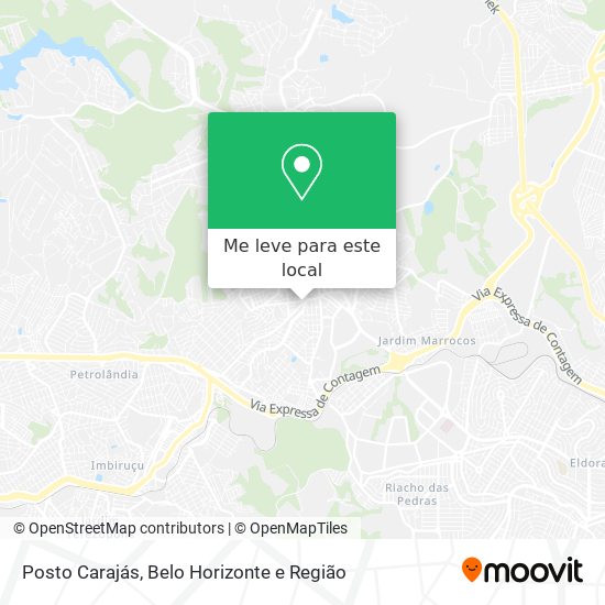 Posto Carajás mapa