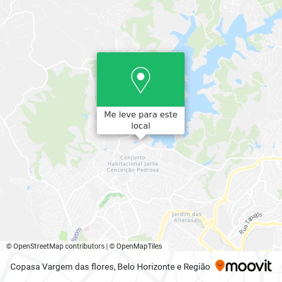 Copasa Vargem das flores mapa