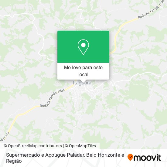 Supermercado e Açougue Paladar mapa