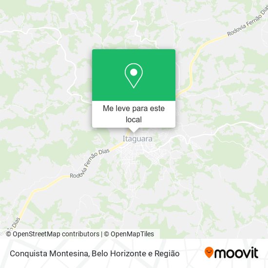 Conquista Montesina mapa