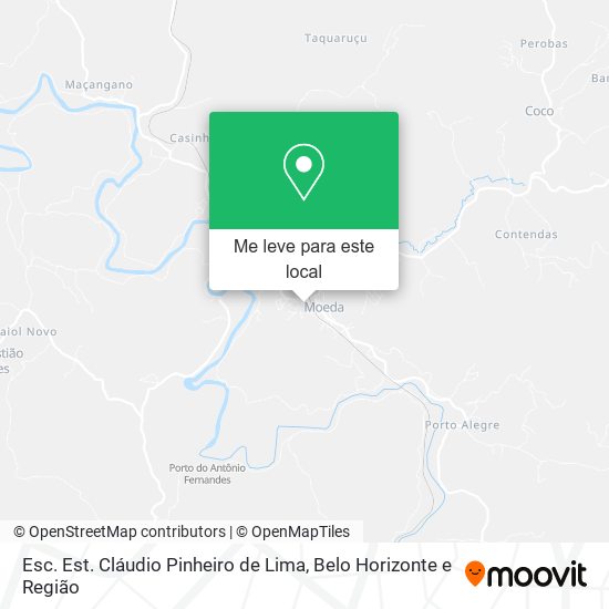 Esc. Est. Cláudio Pinheiro de Lima mapa