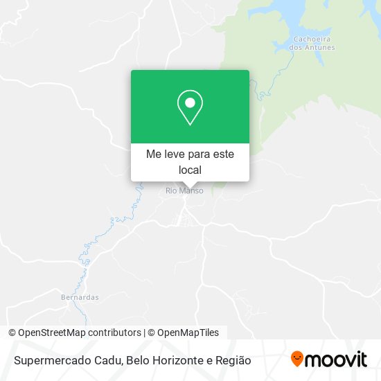 Supermercado Cadu mapa