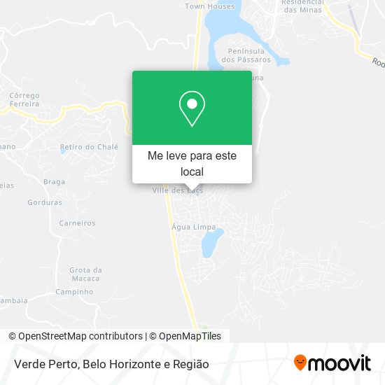 Verde Perto mapa