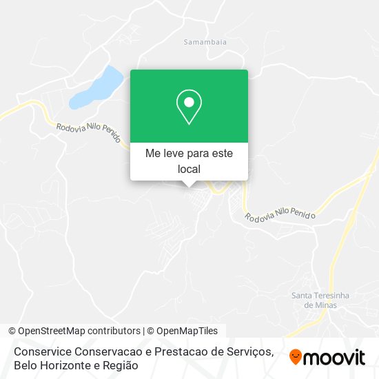 Conservice Conservacao e Prestacao de Serviços mapa