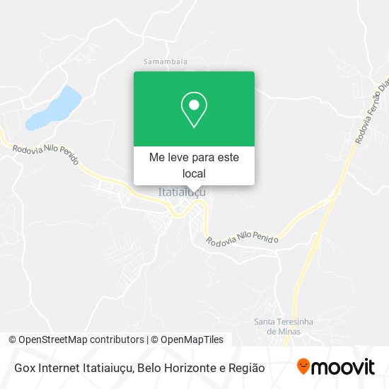 Gox Internet Itatiaiuçu mapa