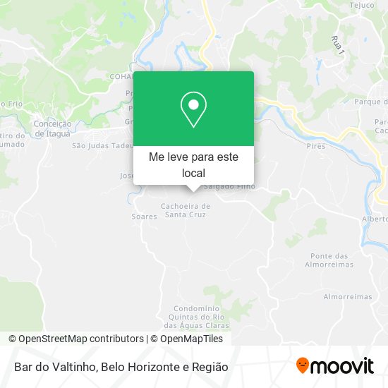 Bar do Valtinho mapa