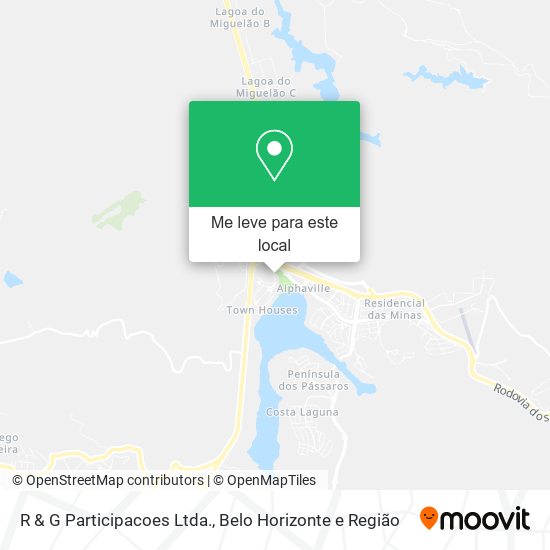 R & G Participacoes Ltda. mapa