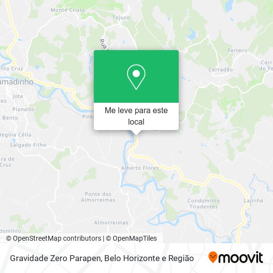 Gravidade Zero Parapen mapa