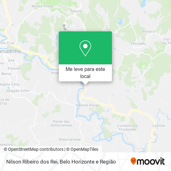Nilson Ribeiro dos Rei mapa