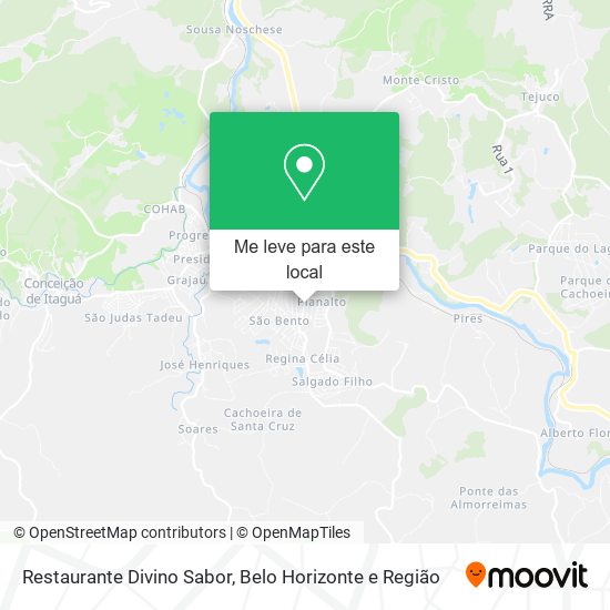 Restaurante Divino Sabor mapa
