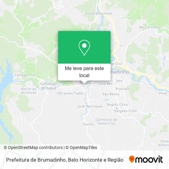 Prefeitura de Brumadinho mapa