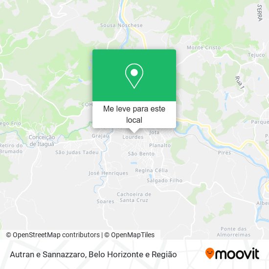 Autran e Sannazzaro mapa