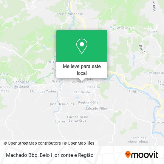 Machado Bbq mapa