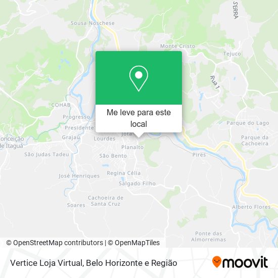 Vertice Loja Virtual mapa