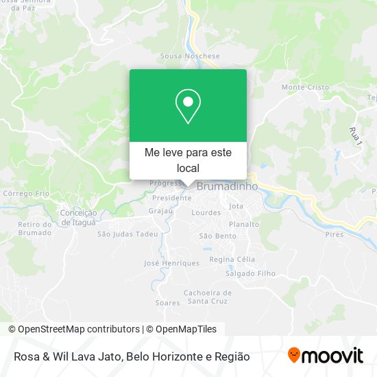 Rosa & Wil Lava Jato mapa