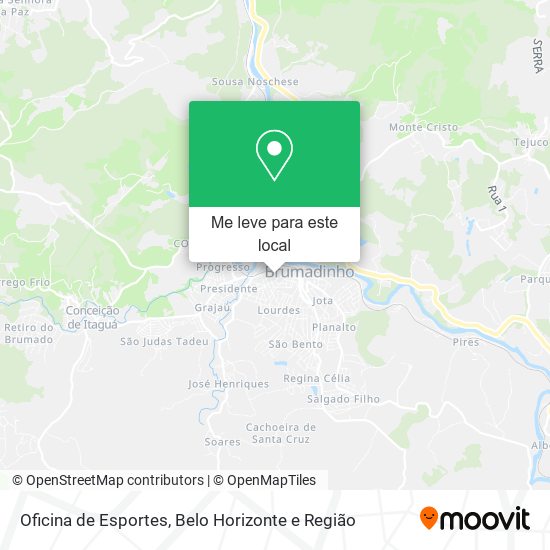 Oficina de Esportes mapa