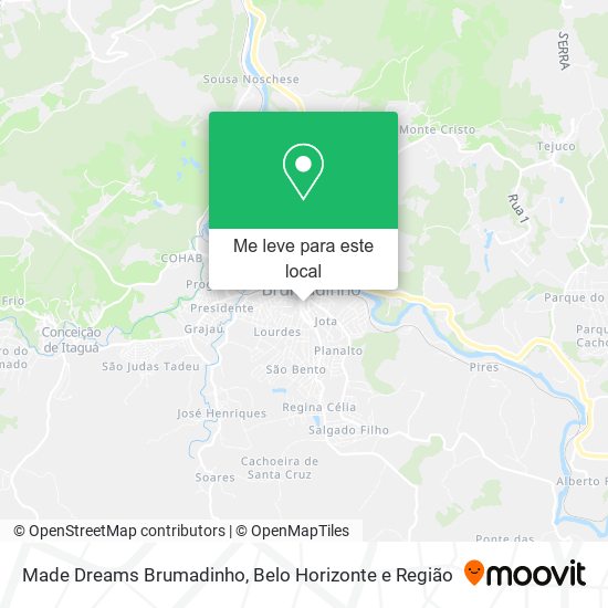 Made Dreams Brumadinho mapa