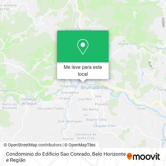 Condominio do Edificio Sao Conrado mapa
