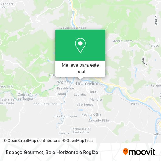 Espaço Gourmet mapa