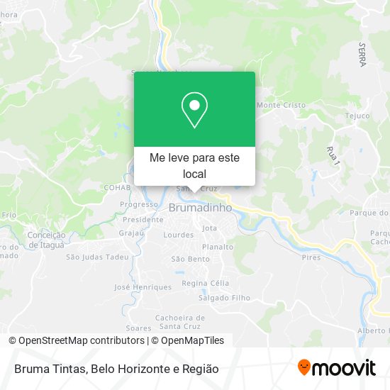 Bruma Tintas mapa
