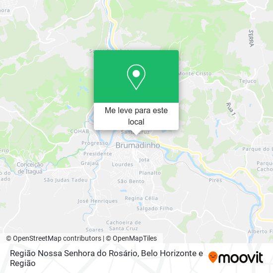 Região Nossa Senhora do Rosário mapa